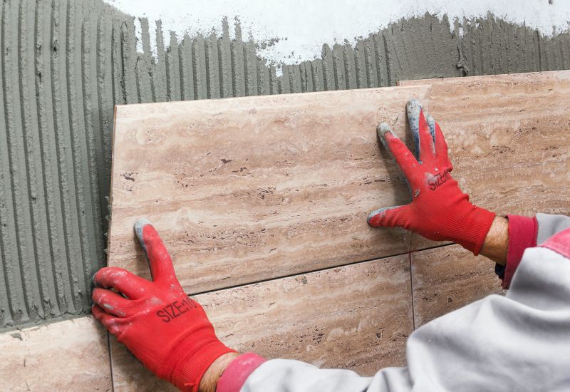 Tin Wall Tile Installation